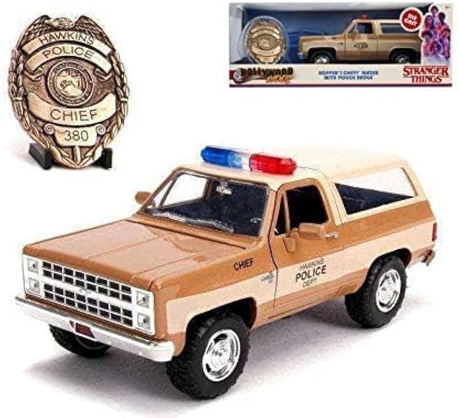 STRANGER THINGS HOPPER'S CHEVY BLAZER 新品 Amazon.com: Scale Model Compatible with HOPPER'S Chevy